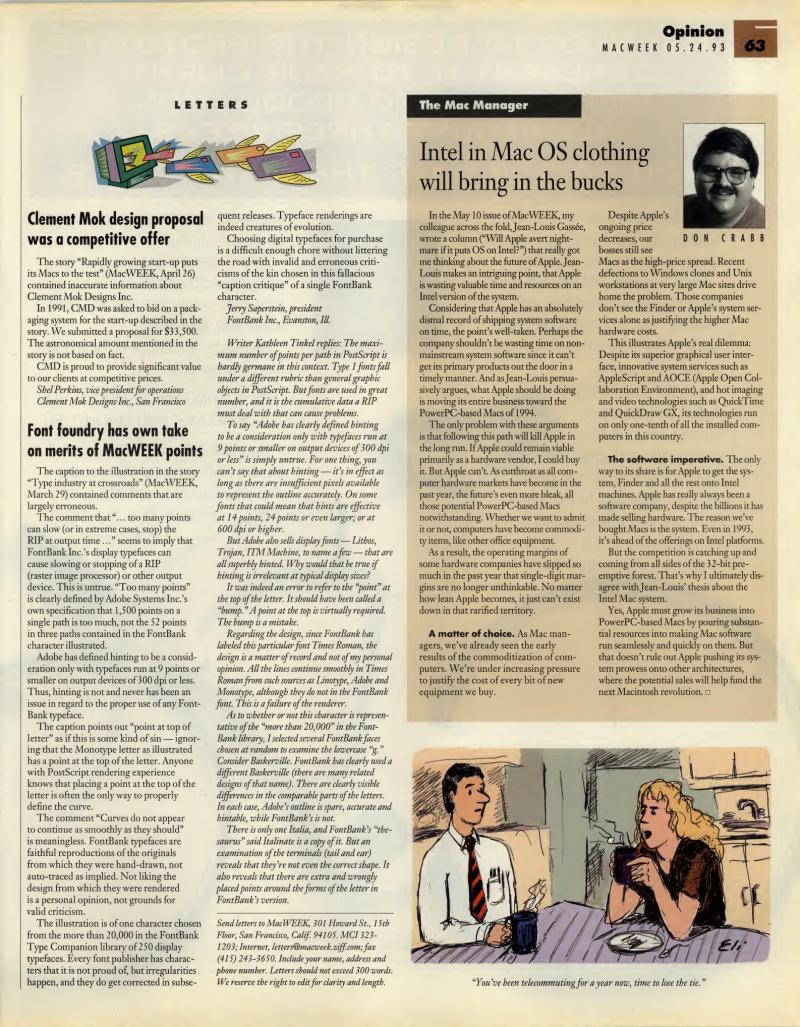 MacWEEKV07N21 — page 63
