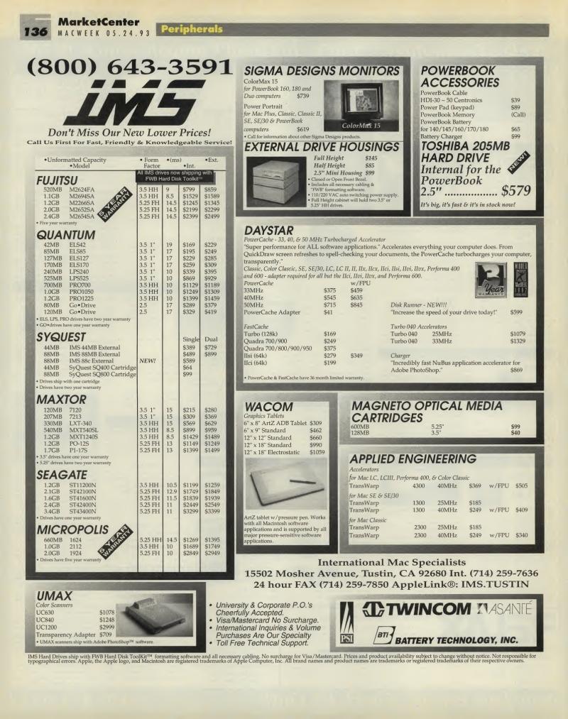MacWEEKV07N21 — page 136