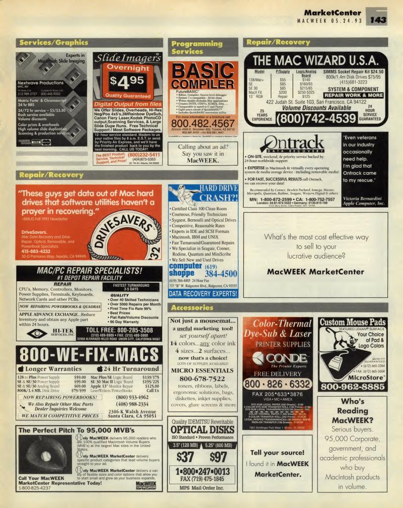 MacWEEKV07N21 — page 143