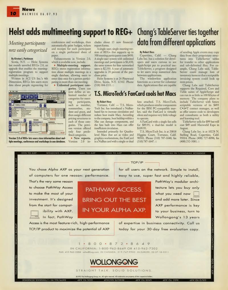 MacWEEKV07N23 — page 10