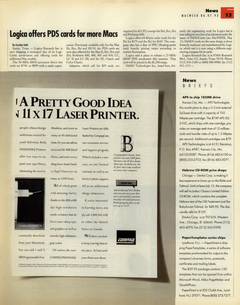 MacWEEKV07N23 — page 13