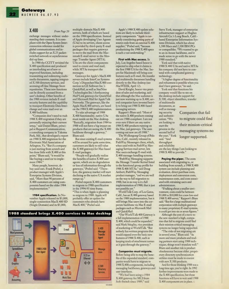 MacWEEKV07N23 — page 22