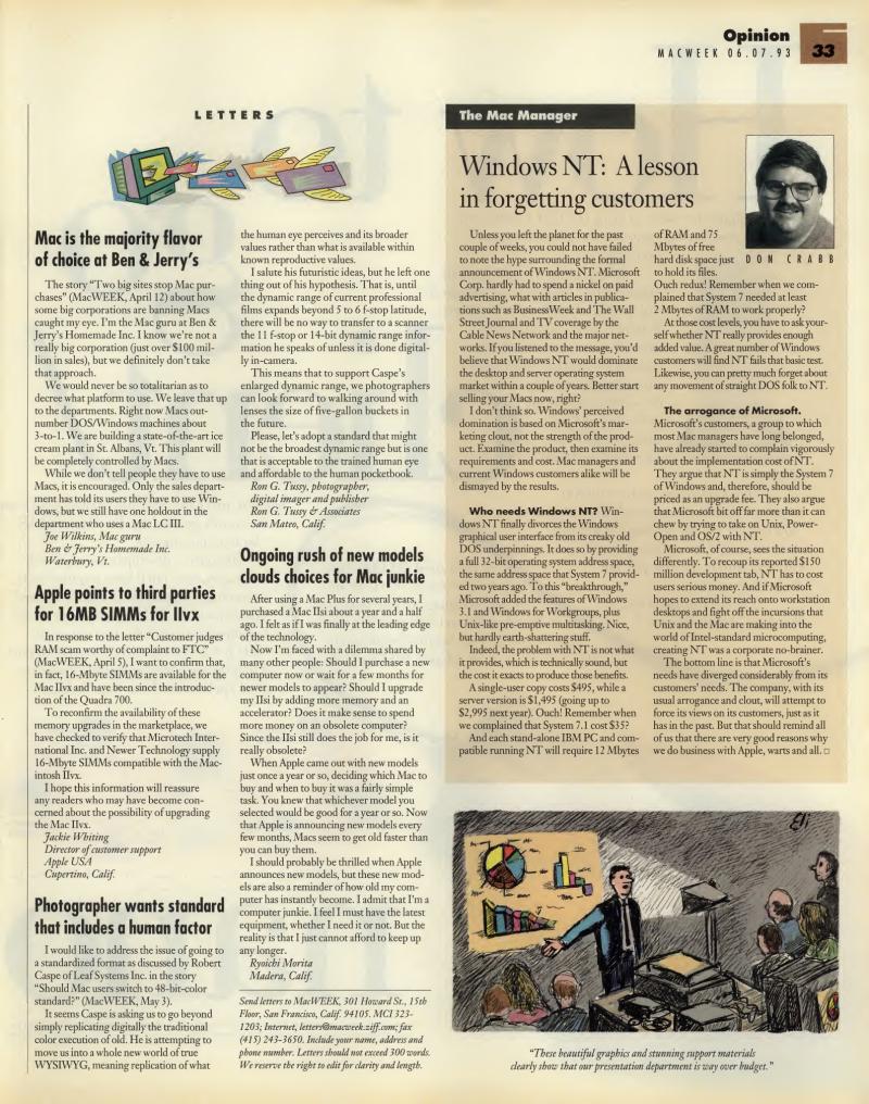 MacWEEKV07N23 — page 33