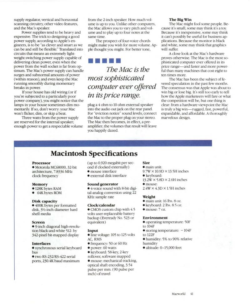 MacWorld 8404 April 1984 premier — page 43