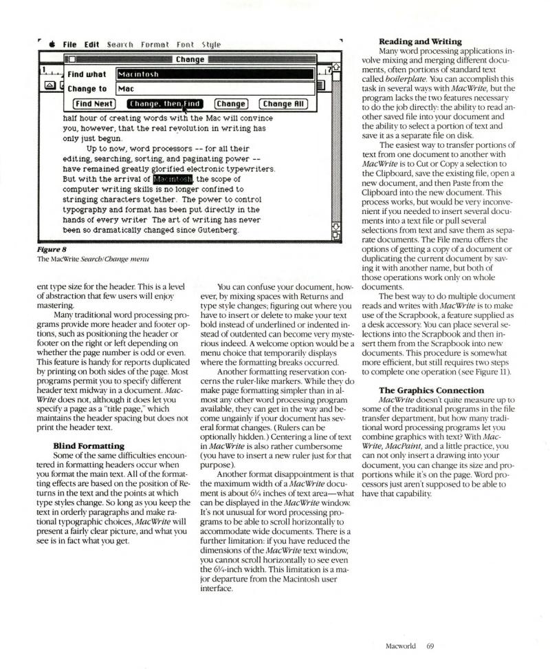 MacWorld 8404 April 1984 premier — page 71