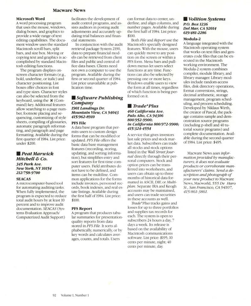 MacWorld 8404 April 1984 premier — page 94
