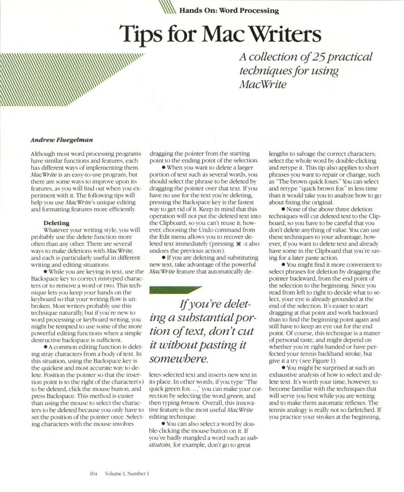 MacWorld 8404 April 1984 premier — page 106