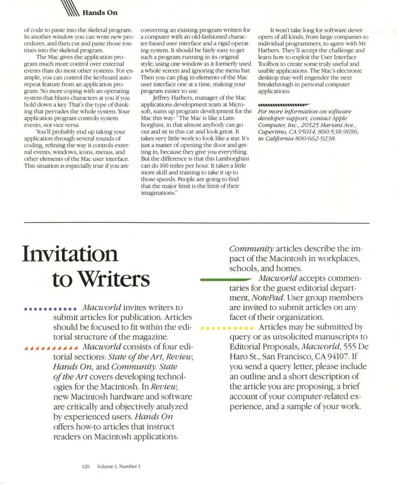 MacWorld 8404 April 1984 premier — page 122