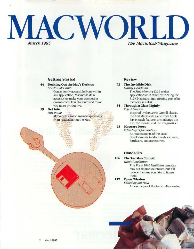 MacWorld 8503 March 1985 — page 4