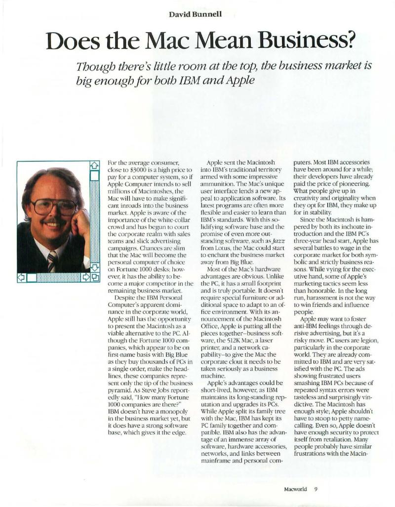 MacWorld 8503 March 1985 — page 11
