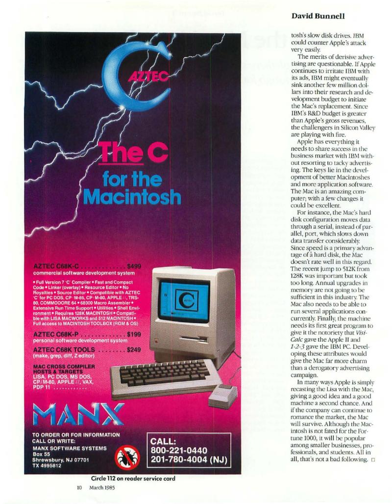 MacWorld 8503 March 1985 — page 12