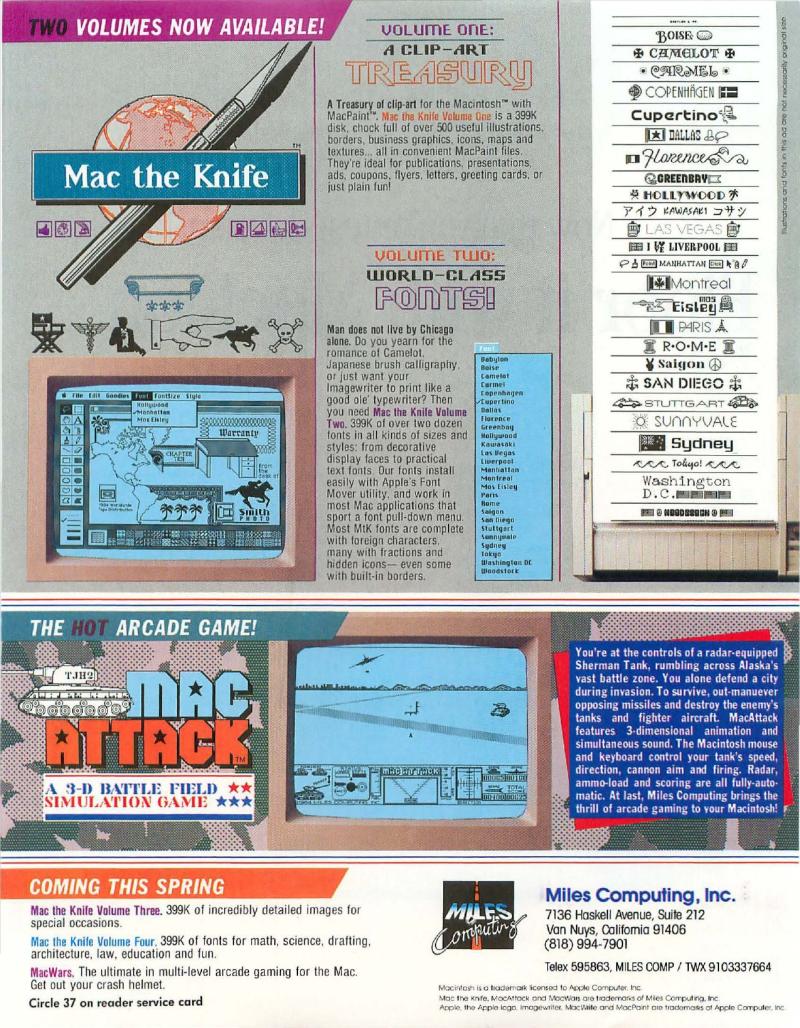MacWorld 8503 March 1985 — page 19