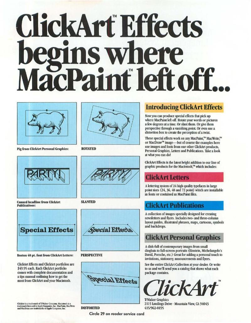 MacWorld 8503 March 1985 — page 22