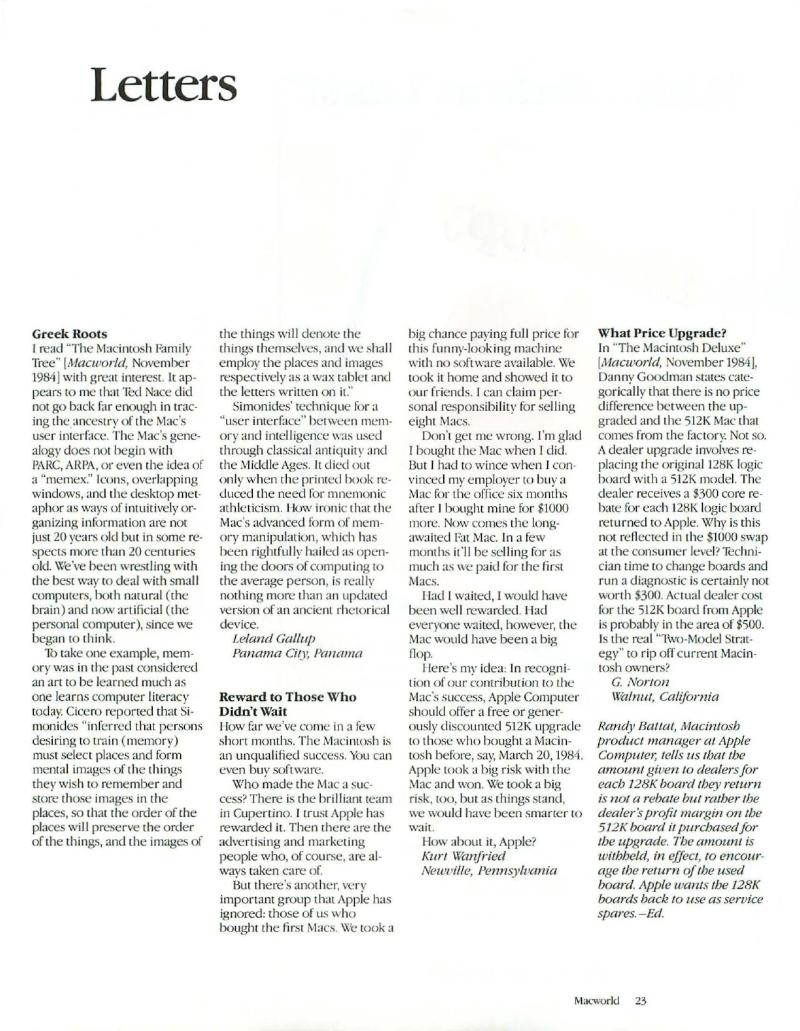 MacWorld 8503 March 1985 — page 25