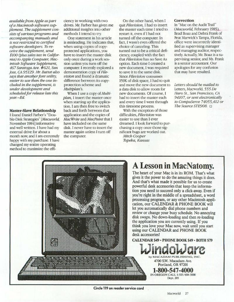 MacWorld 8503 March 1985 — page 29