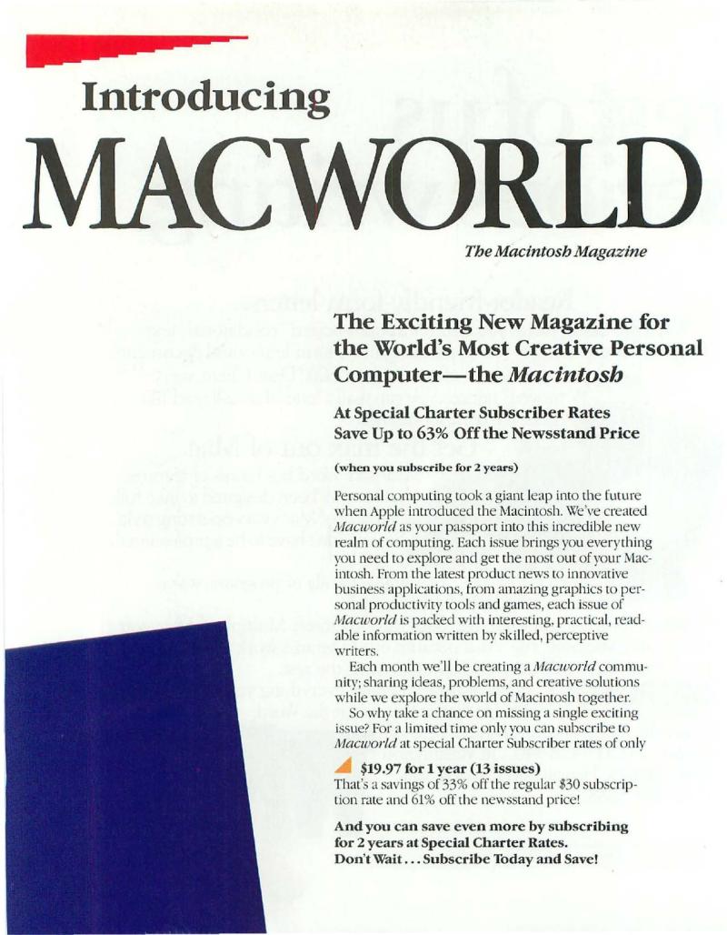 MacWorld 8503 March 1985 — page 34