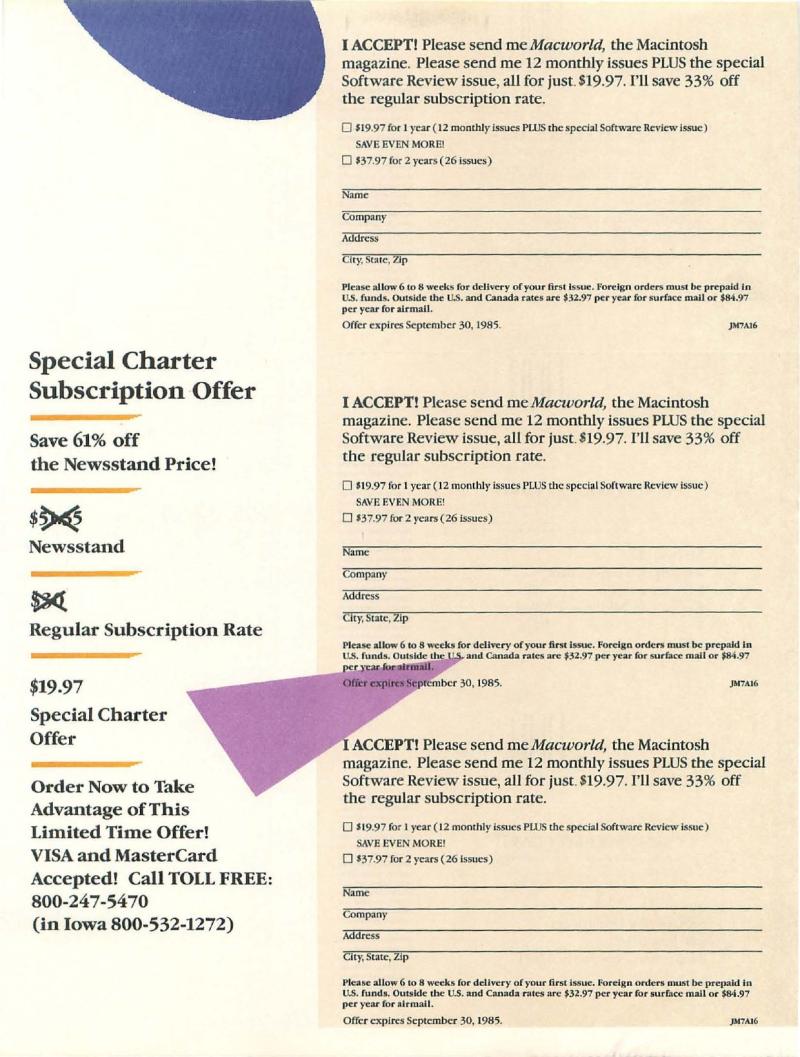 MacWorld 8503 March 1985 — page 35