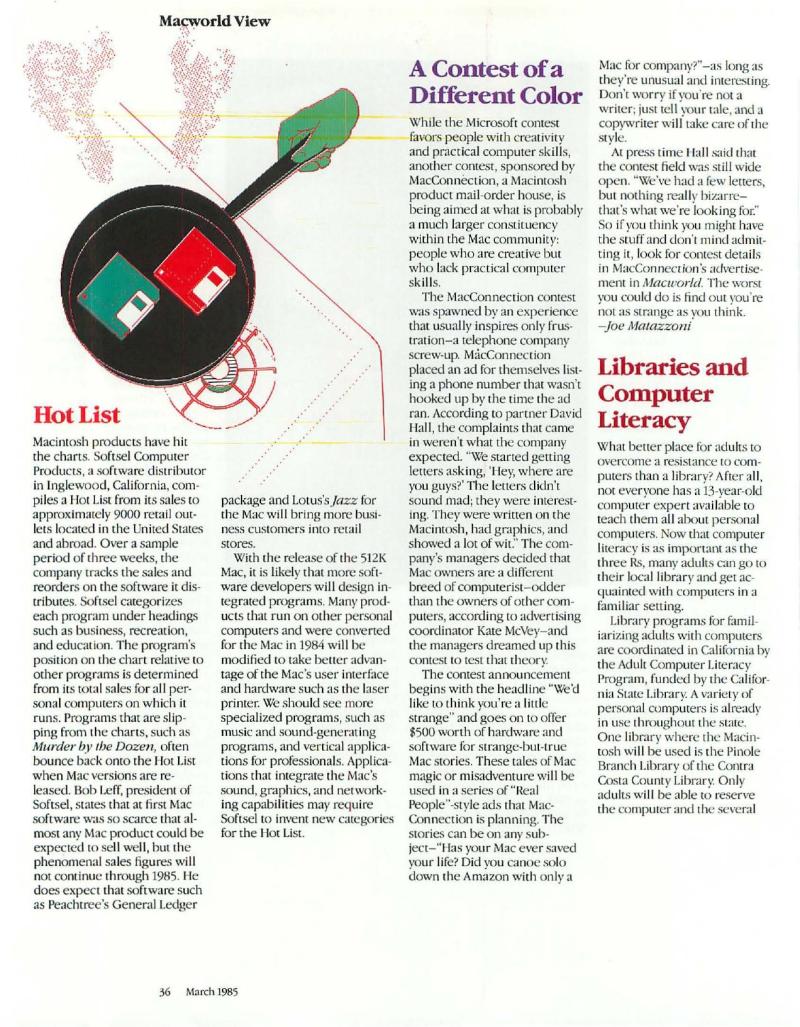 MacWorld 8503 March 1985 — page 40