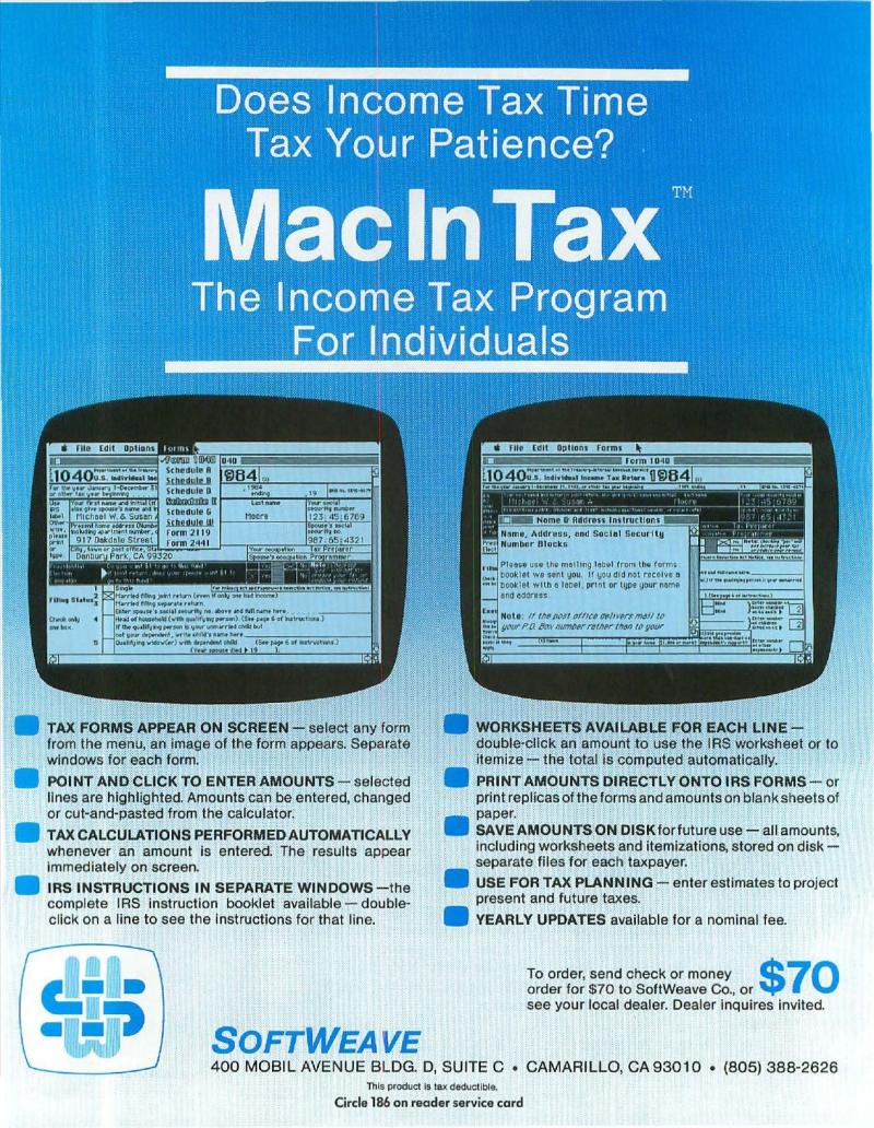 MacWorld 8503 March 1985 — page 60