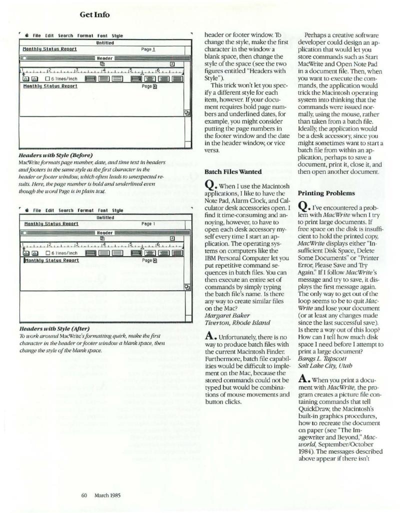 MacWorld 8503 March 1985 — page 64