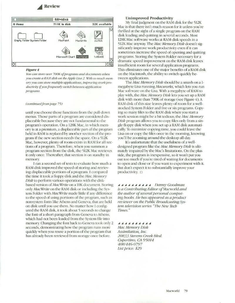 MacWorld 8503 March 1985 — page 85