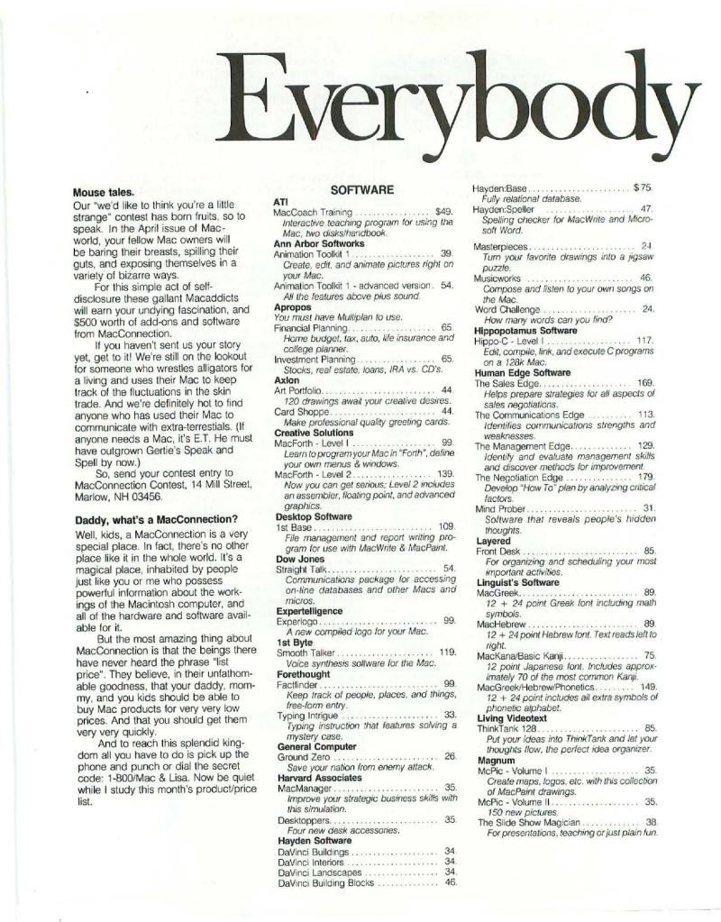 MacWorld 8503 March 1985 — page 86
