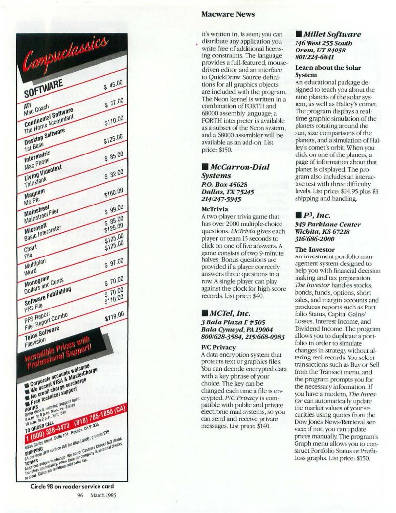 MacWorld 8503 March 1985 — page 102