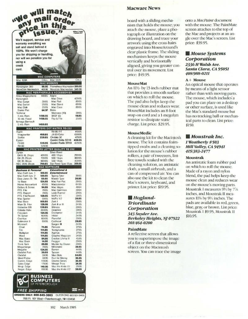 MacWorld 8503 March 1985 — page 108