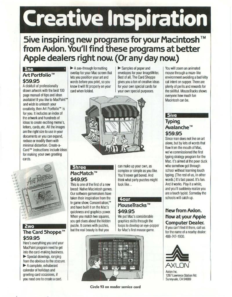 MacWorld 8503 March 1985 — page 122