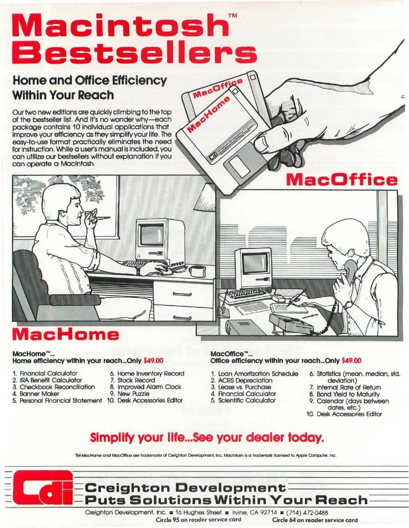 MacWorld 8503 March 1985 — page 134