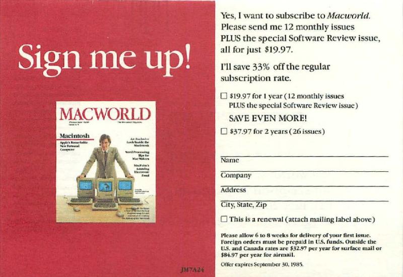 MacWorld 8503 March 1985 — page 139