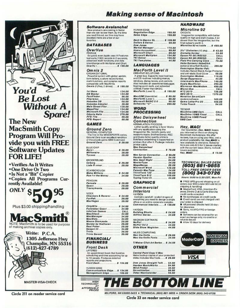 MacWorld 8503 March 1985 — page 146