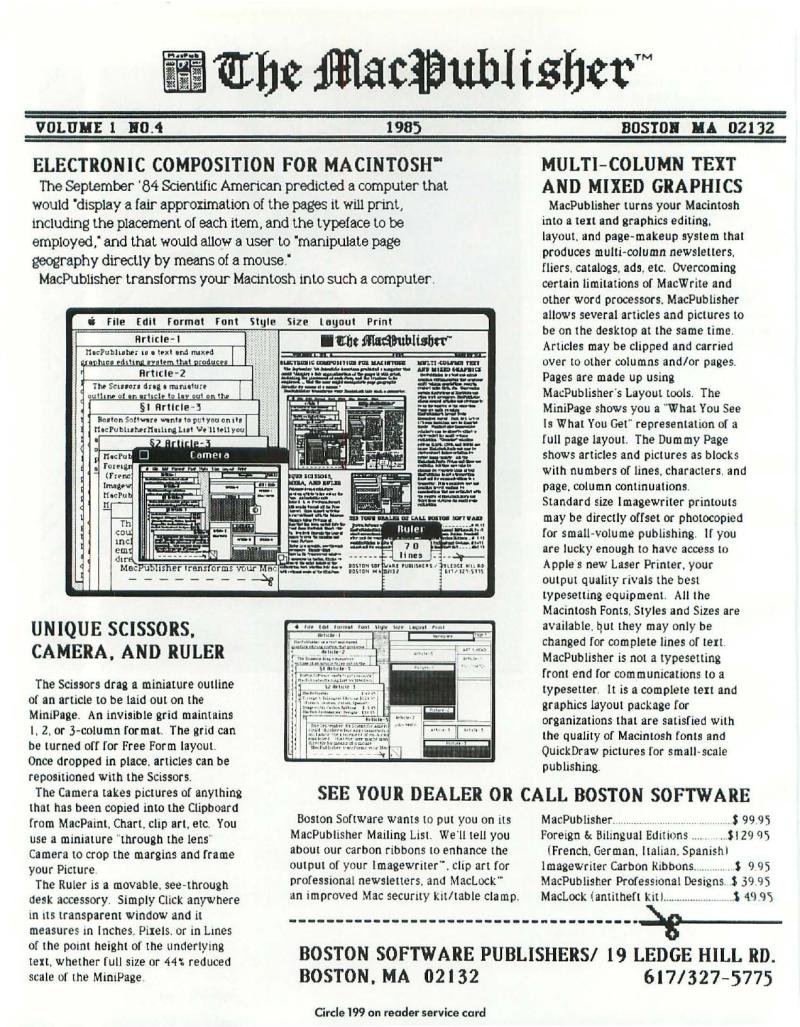 MacWorld 8503 March 1985 — page 152