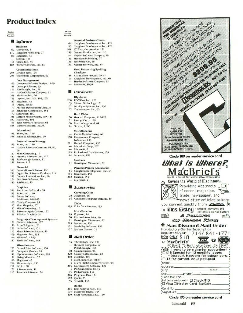 MacWorld 8503 March 1985 — page 165