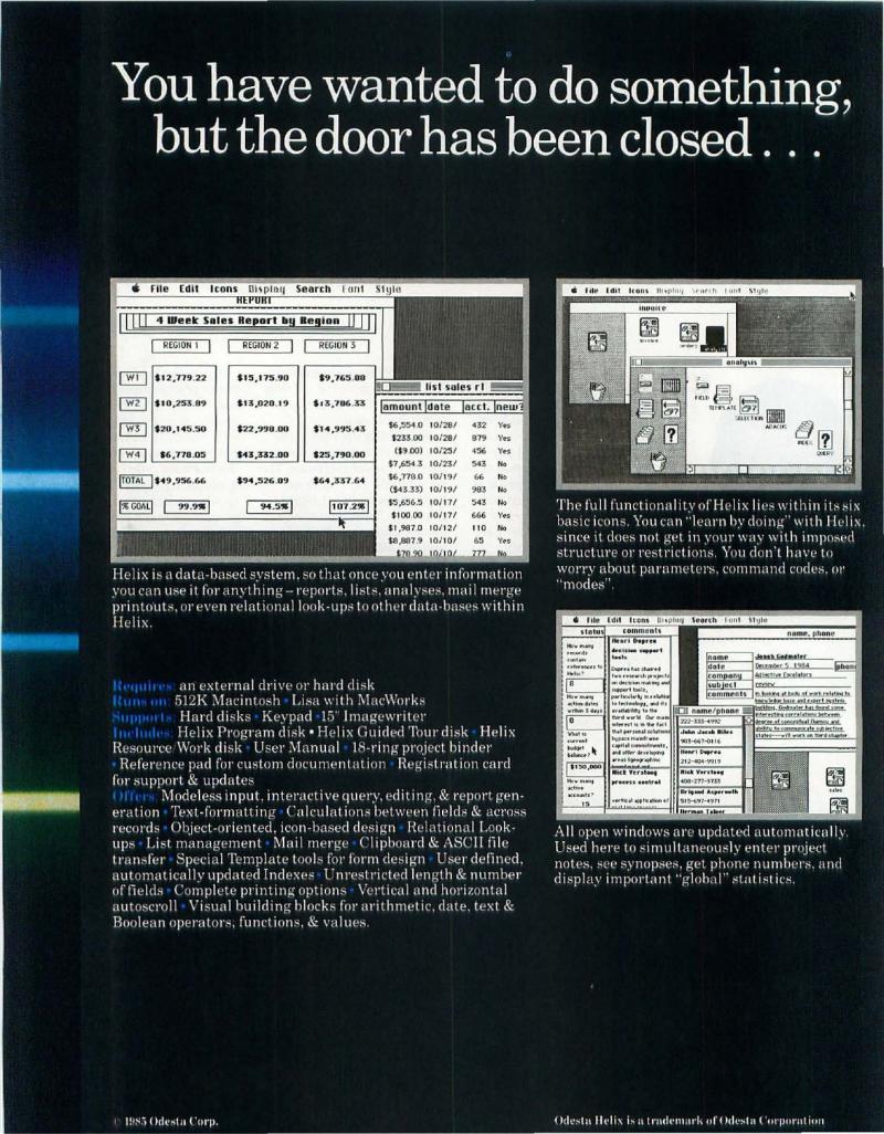 MacWorld 8504 April 1985 — page 20