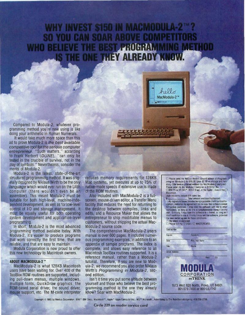 MacWorld 8504 April 1985 — page 41