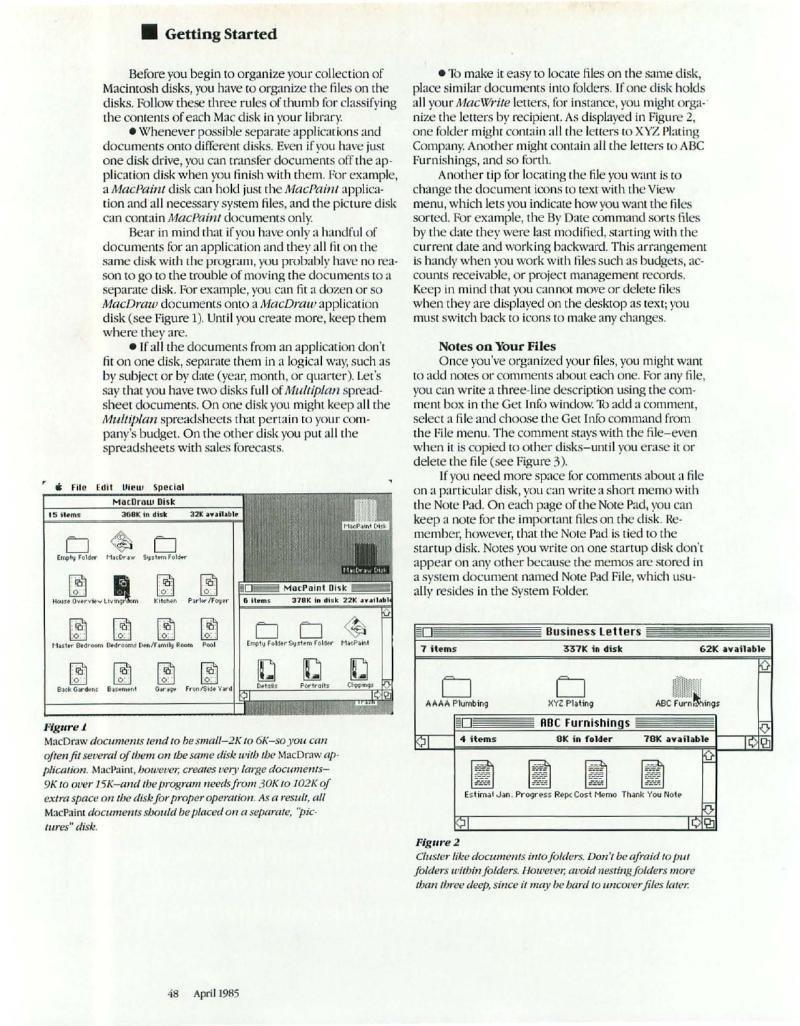MacWorld 8504 April 1985 — page 52