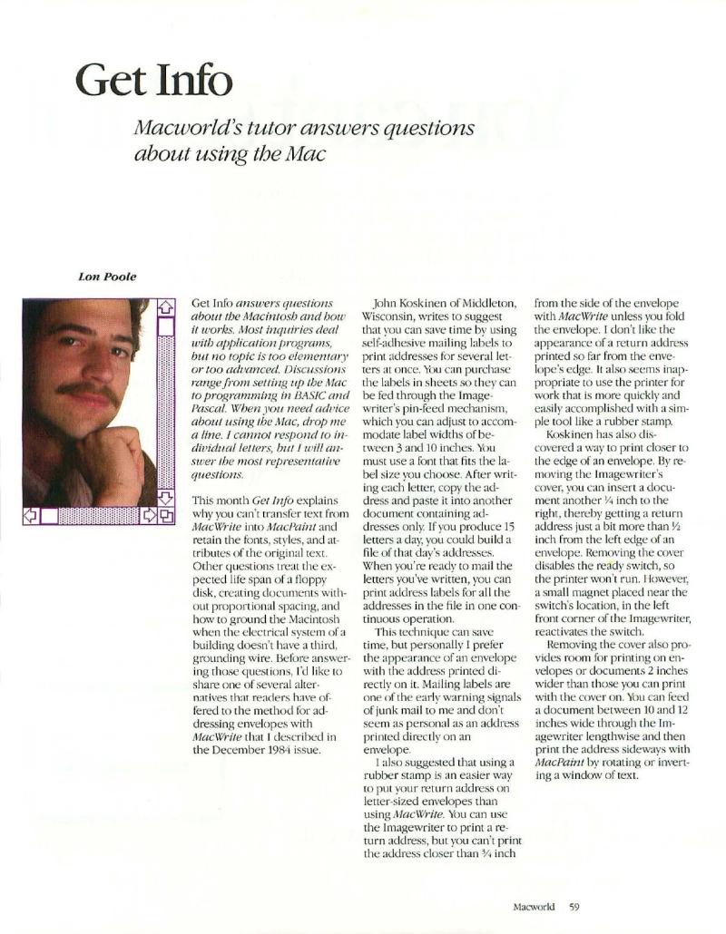 MacWorld 8504 April 1985 — page 63