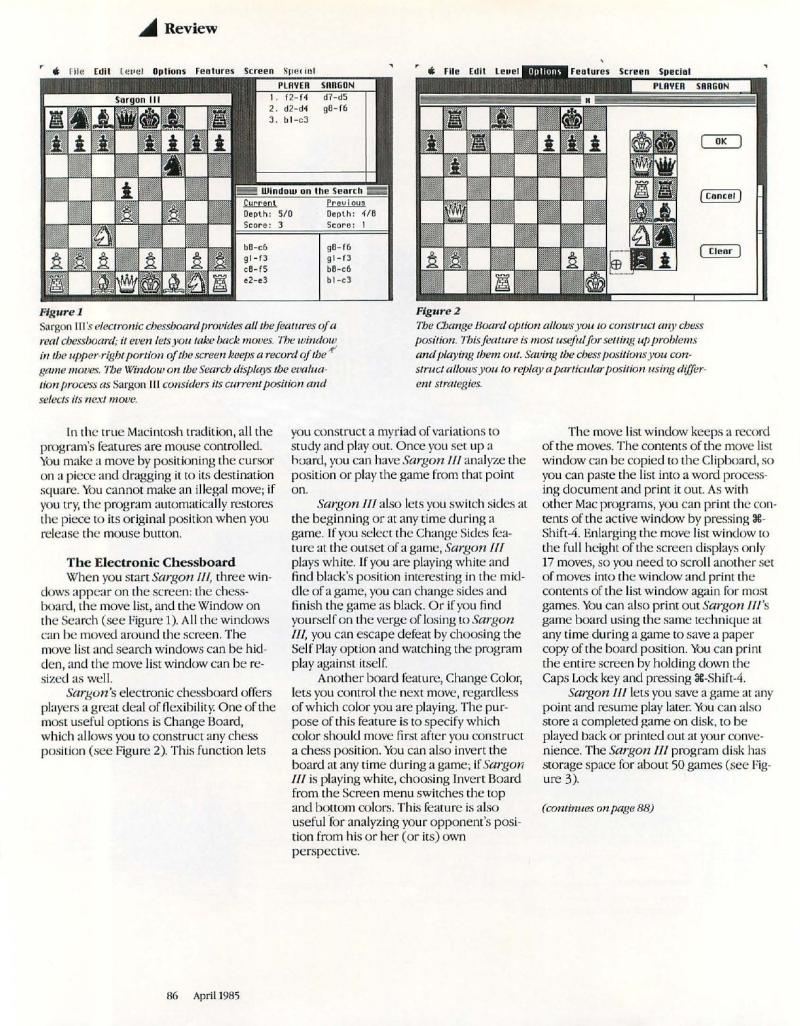 MacWorld 8504 April 1985 — page 88