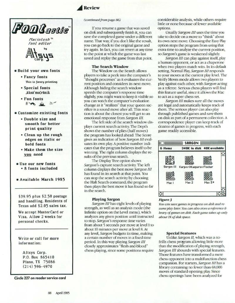 MacWorld 8504 April 1985 — page 90