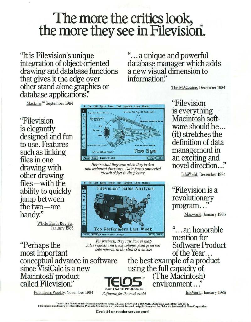 MacWorld 8504 April 1985 — page 105