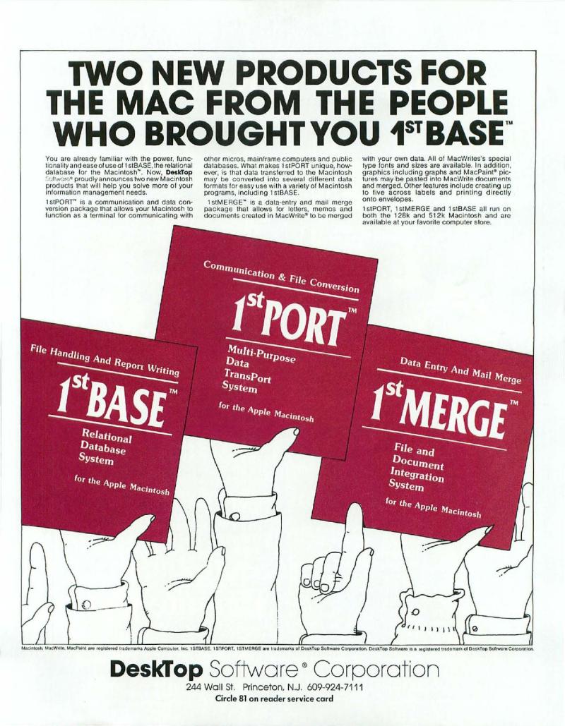MacWorld 8504 April 1985 — page 121