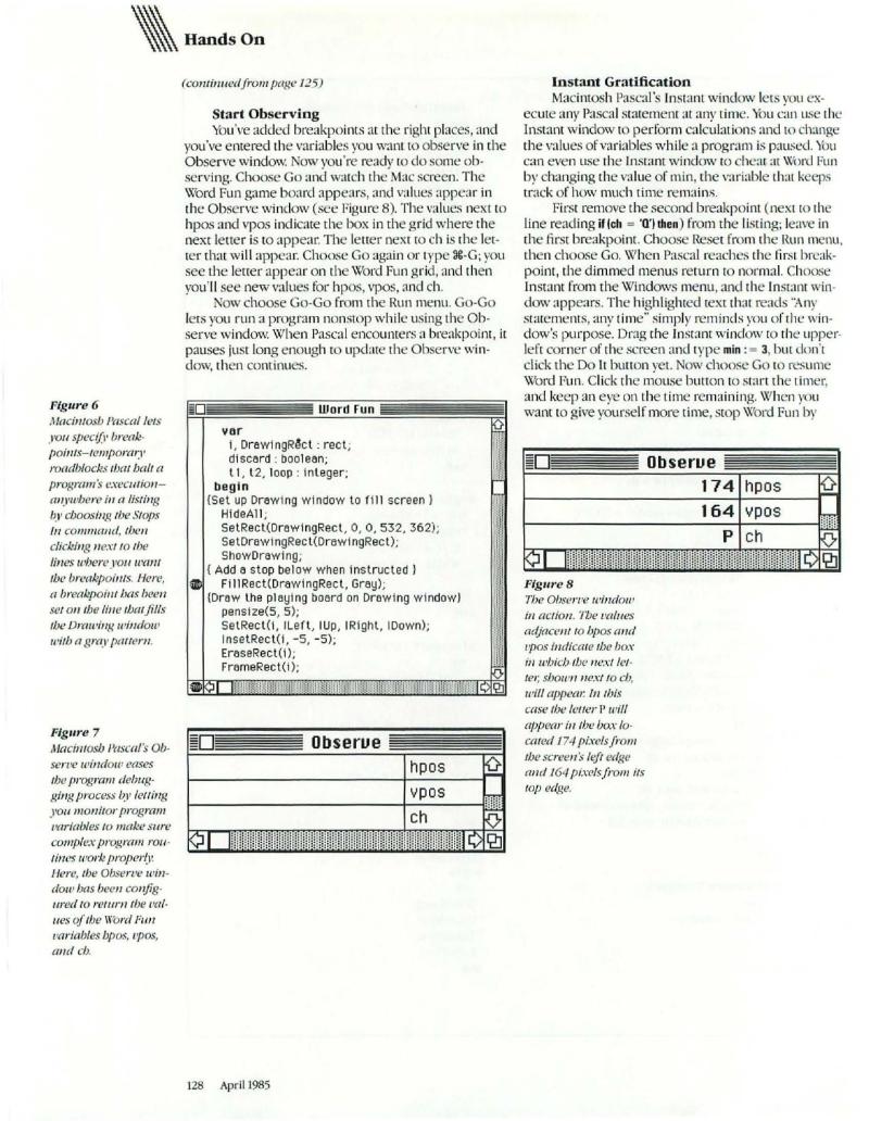 MacWorld 8504 April 1985 — page 130