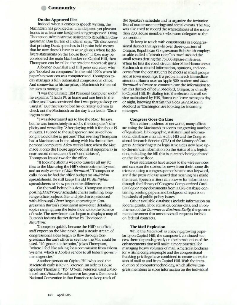 MacWorld 8504 April 1985 — page 150
