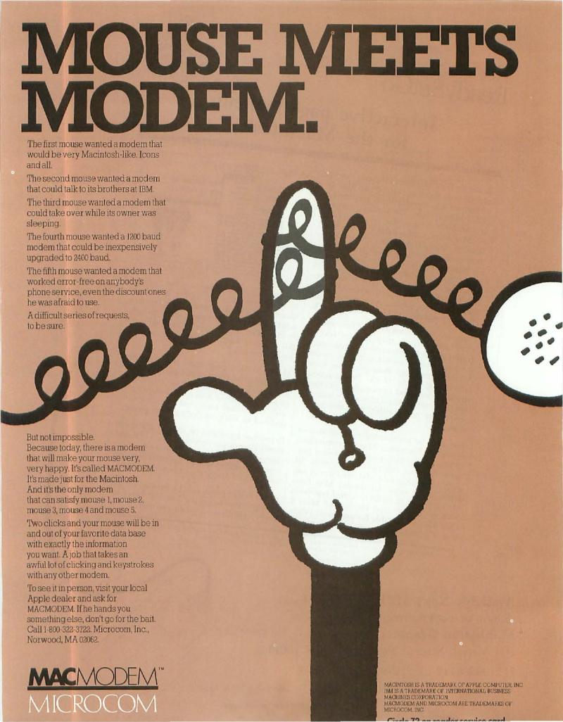 MacWorld 8504 April 1985 — page 156