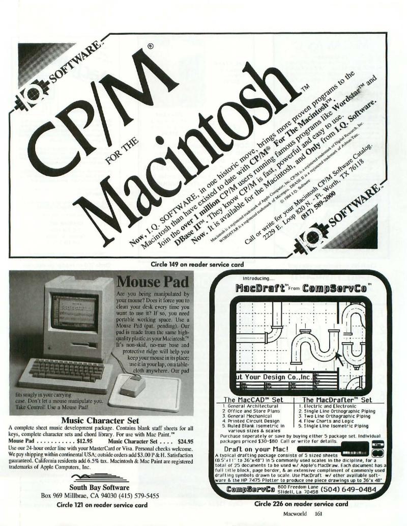 MacWorld 8504 April 1985 — page 163