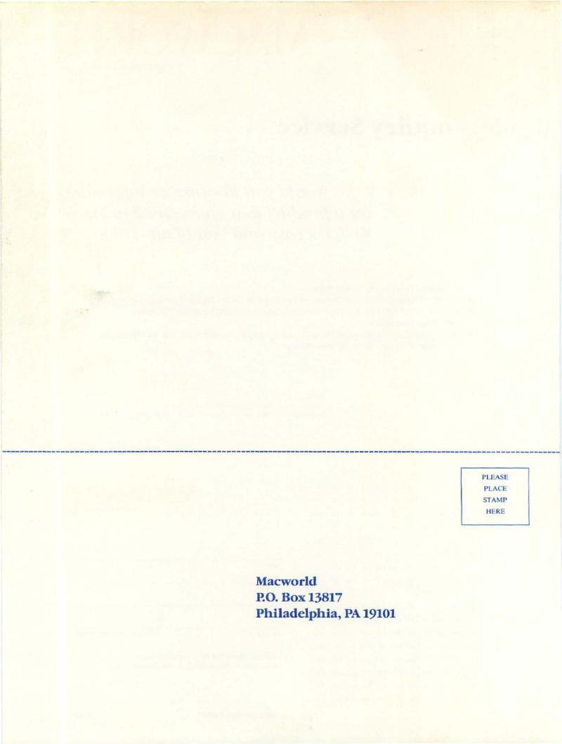 MacWorld 8504 April 1985 — page 168