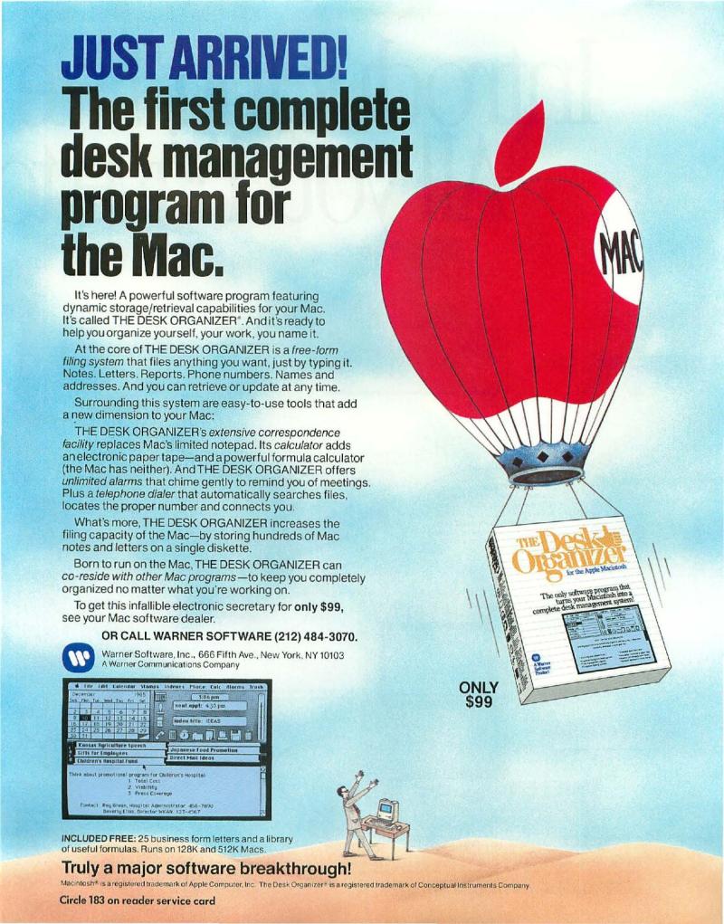 MacWorld 8505 May 1985 — page 7