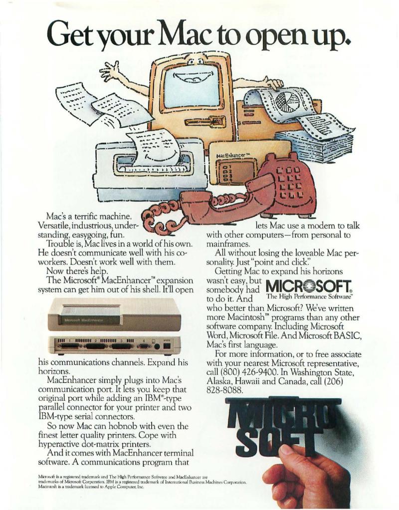 MacWorld 8505 May 1985 — page 18