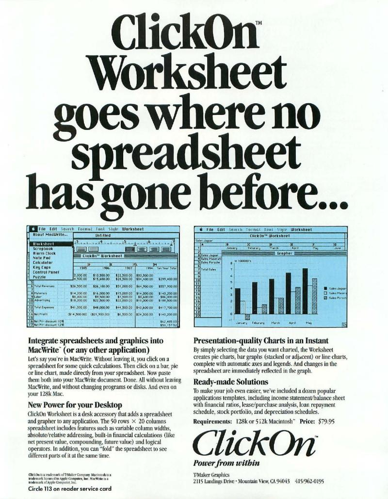 MacWorld 8505 May 1985 — page 27